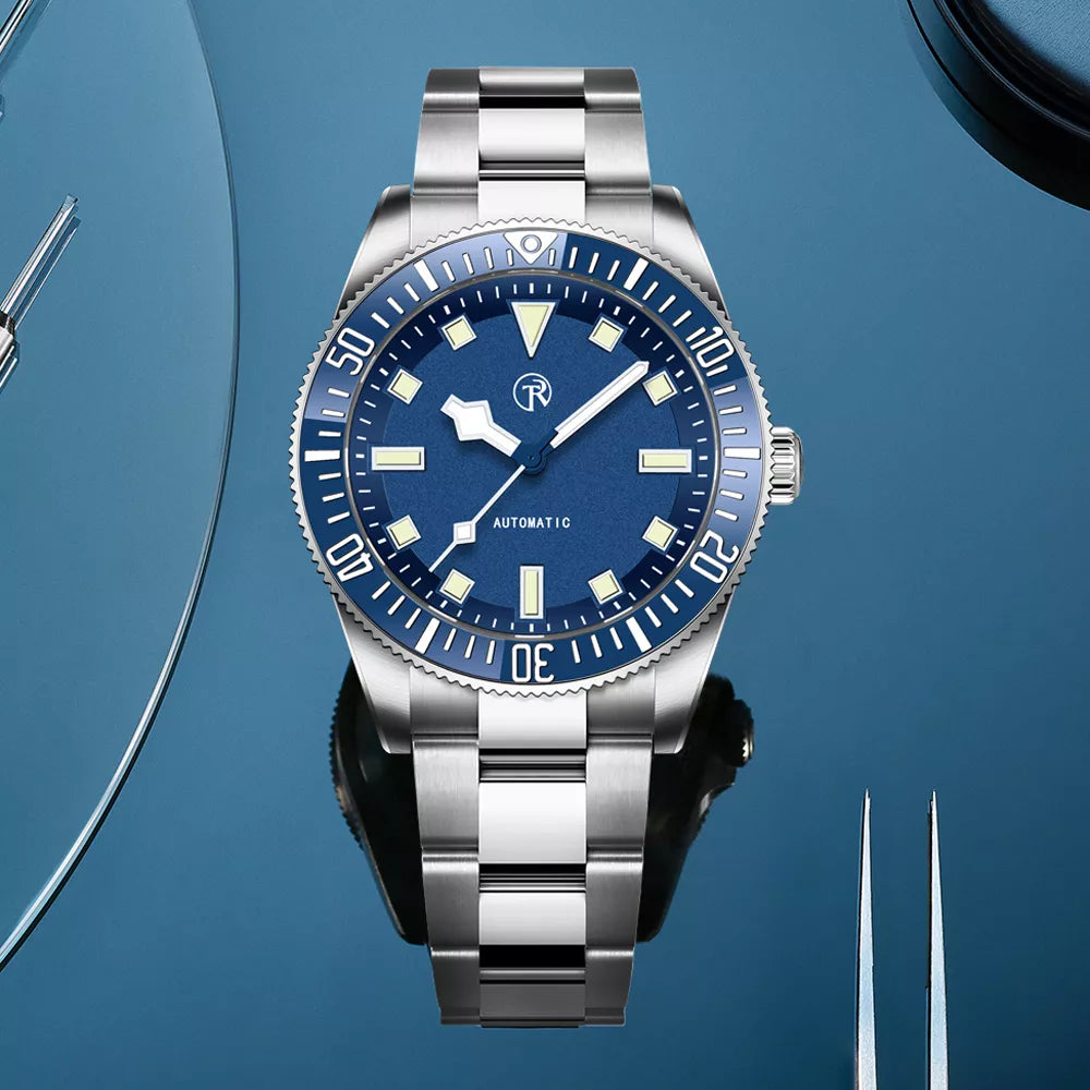 Luxury Men’s Mechanical Watch with NH35 Movement & Ceramic Bezel