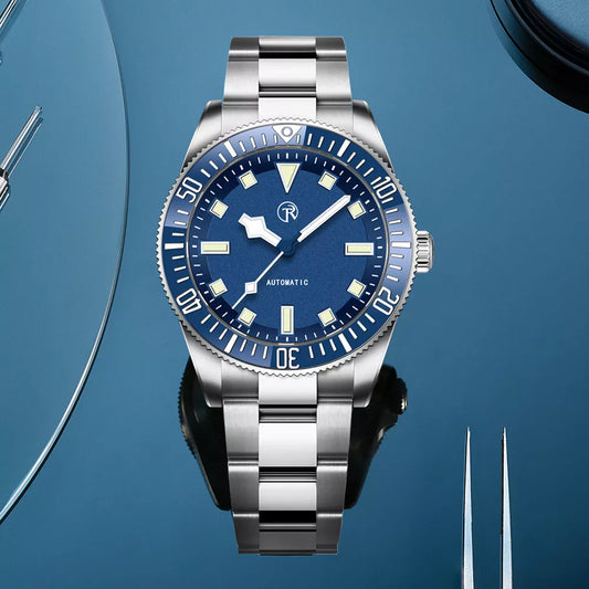 Luxury Men’s Mechanical Watch with NH35 Movement & Ceramic Bezel