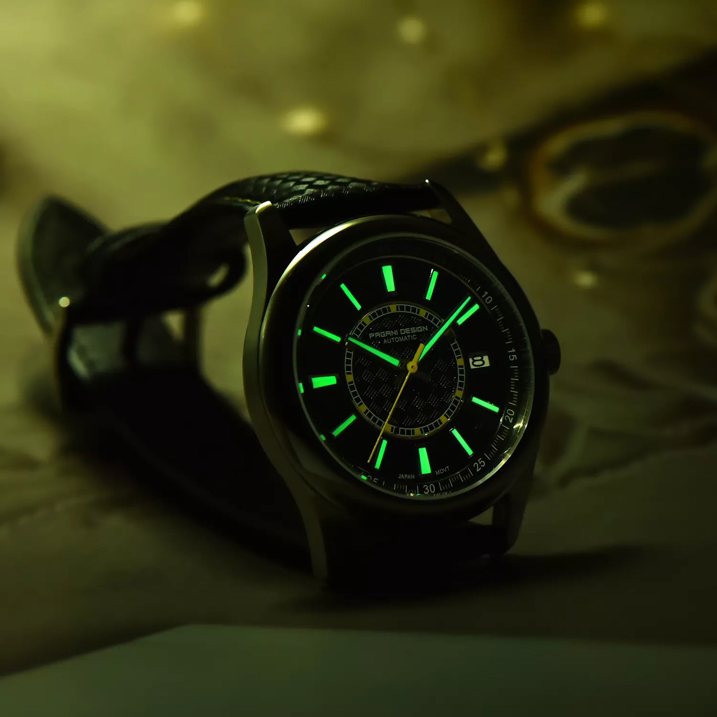 Luxury Automatic Men’s Watch with Sapphire Glass & 10ATM Water Resistance