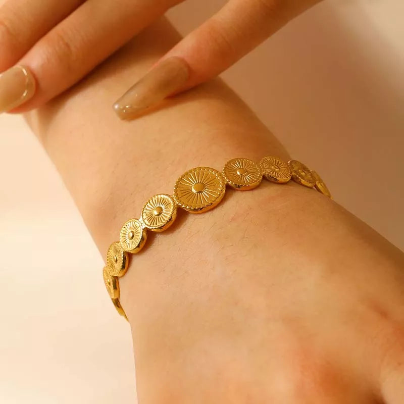 Vintage Sun Cuff Bracelet