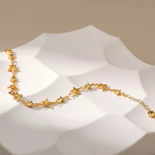 Hollow Star Chain Bracelet