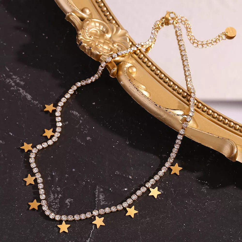 Waterproof Star Pendant Necklace