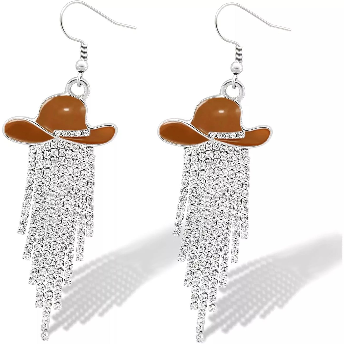 Western Cowgirl Hat Earrings