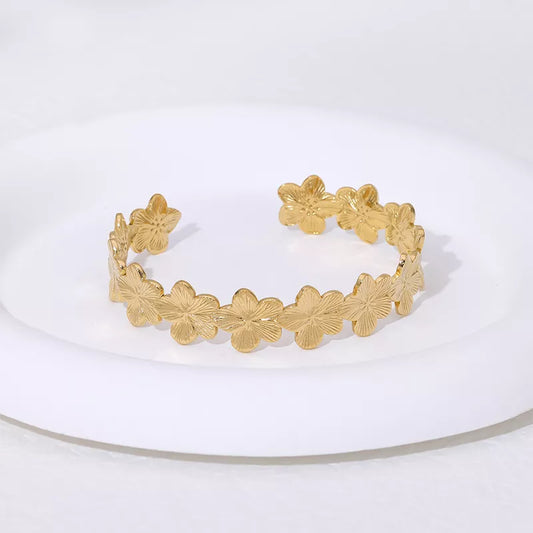Vintage Floral Cuff Bracelet