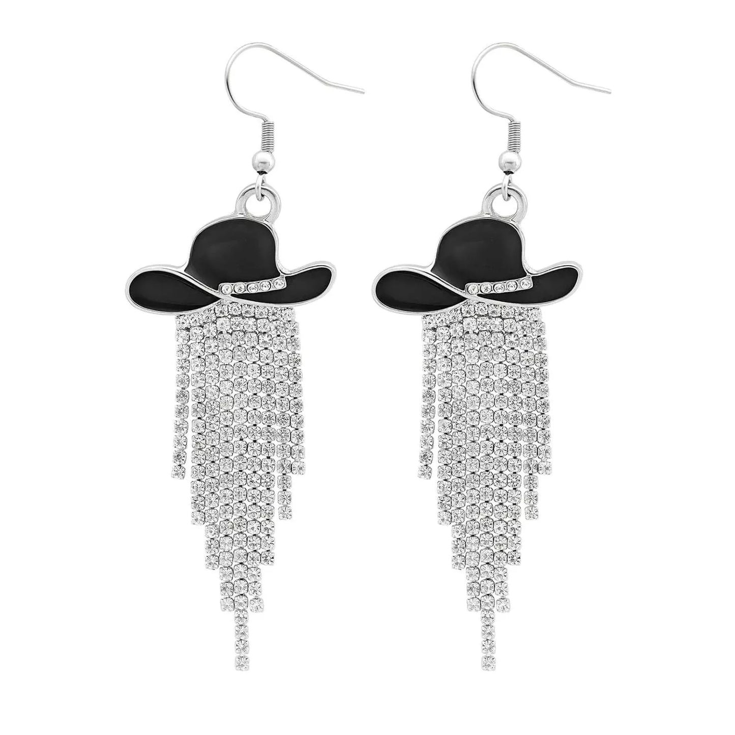 Western Cowgirl Hat Earrings