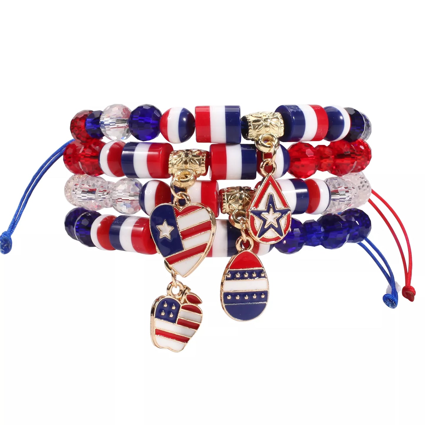 Classic American Flag Bracelet for US Independence Day