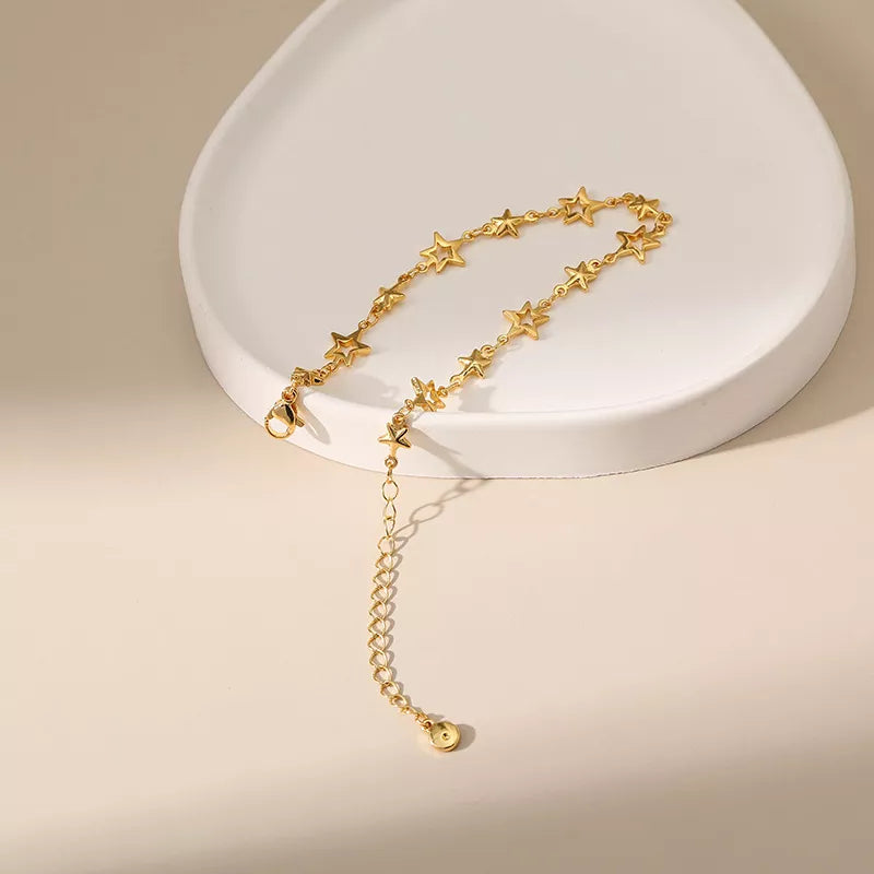 Hollow Star Chain Bracelet