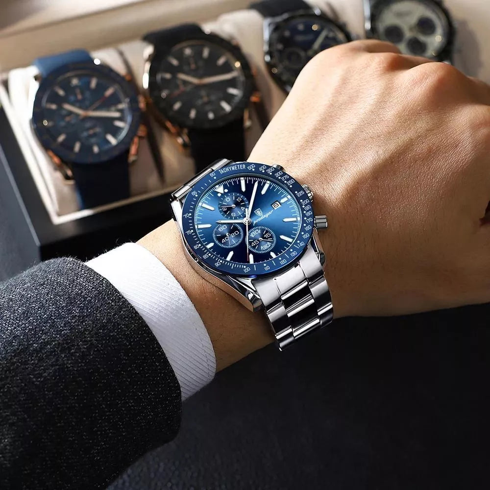 Luxury Men’s Waterproof Chronograph Watch