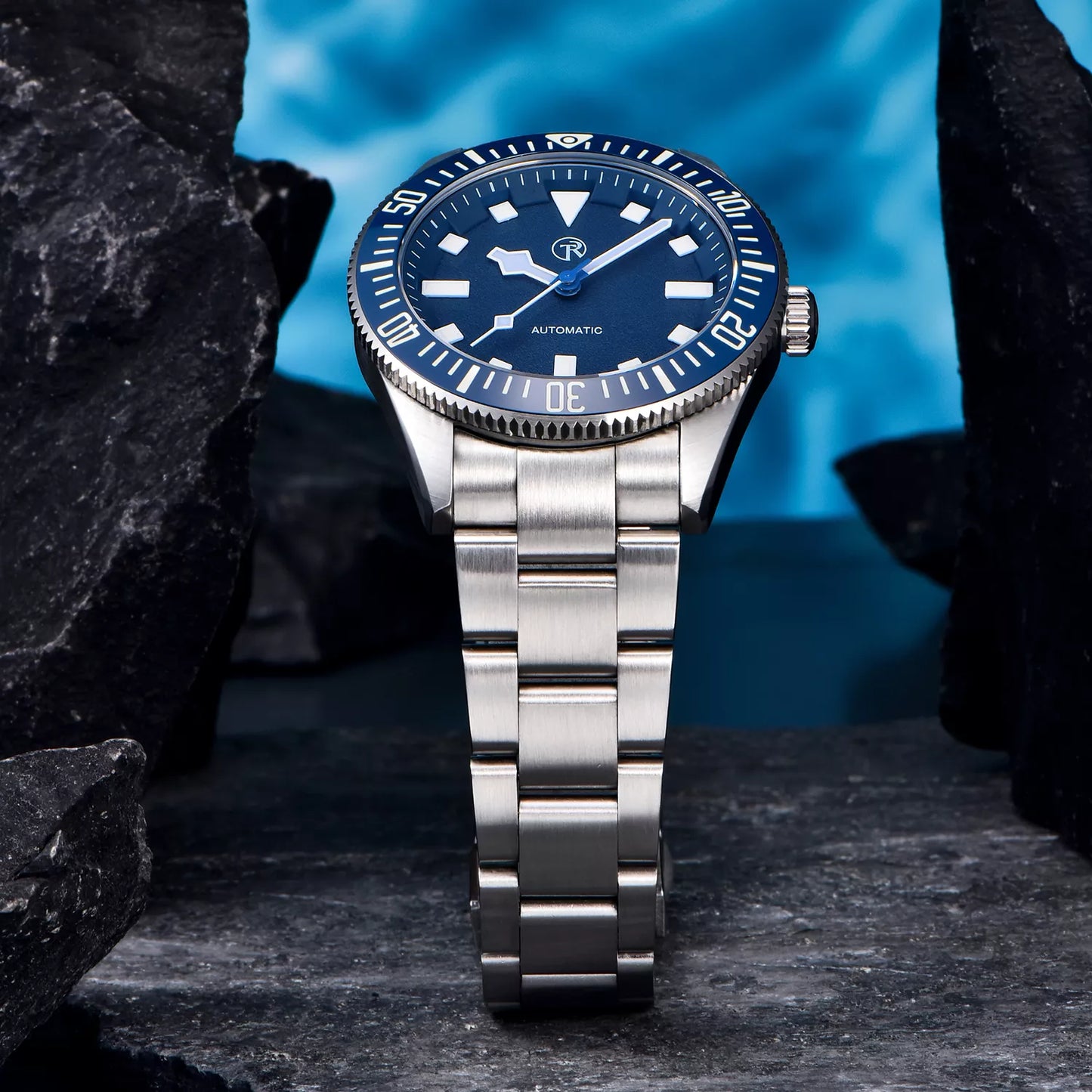 Luxury Men’s Mechanical Watch with NH35 Movement & Ceramic Bezel