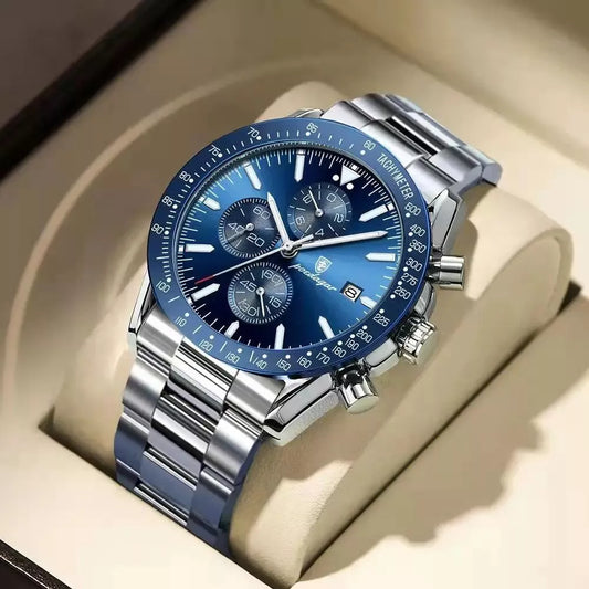 Luxury Men’s Waterproof Chronograph Watch